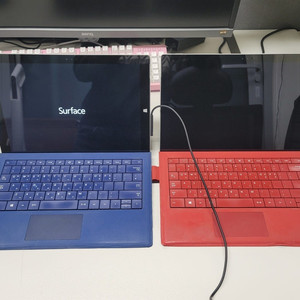 MS 마이크로소프트 서피스프로3 노트북 배터리 방전, 터치 불량 2대 일괄 판매