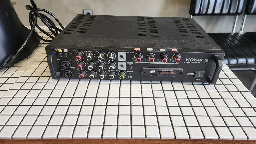 카날스 MS-400B 4채널 앰프 세트 스피커 4개 포함 판매--0