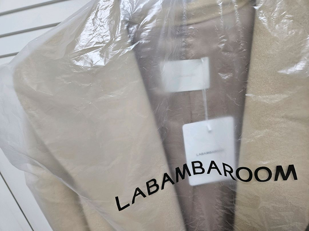 라밤바룸 숄 볼륨 울캐시 코트 새상품--7