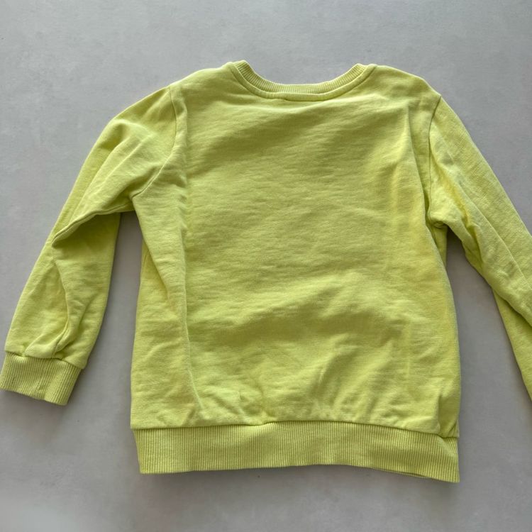 겐조 키즈 호랑이 자수 맨투맨 형광연두 5A (110)--3