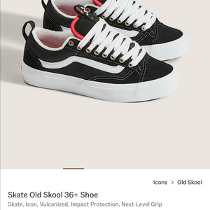 스케이트 올드스쿨 36+ 블랙 270 (새 제품)