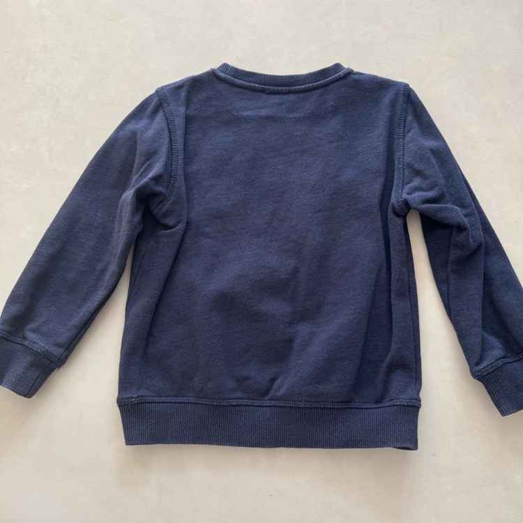 겐조 키즈 호랑이 자수 맨투맨 네이비 5A (110)--2