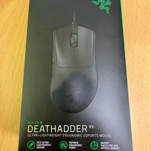미개봉 레이저 데스에더 V3 게이밍 마우스