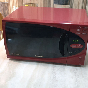 삼성 전자레인지 레드