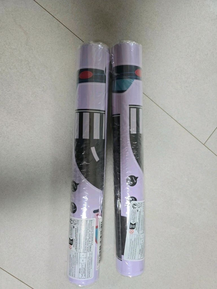 새상품) 자동차 레일 운송 라이트 벽 데칼 게임 바닥 장식 접착 스티커--5