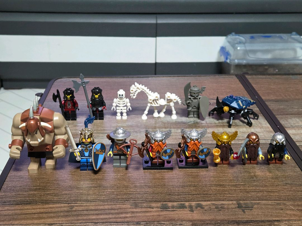 레고 그린드래곤 킹덤드래곤 킹덤라이언 뉴캐슬 트롤 드워프 해골말 동물 캐슬 피규어 7036 7419 8962--4