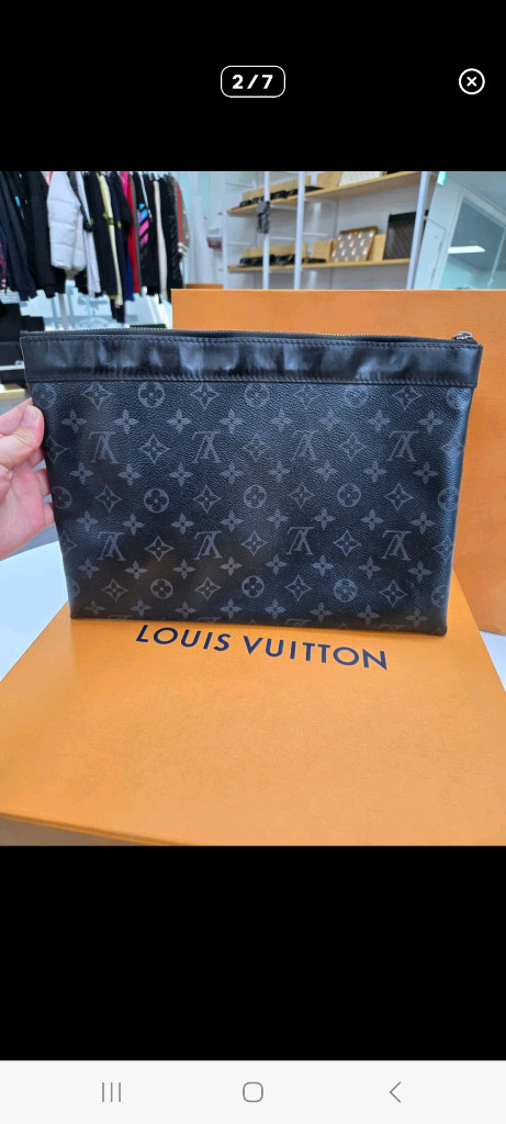 [A급컨디션]루이비통 이클립스 클러치백--1