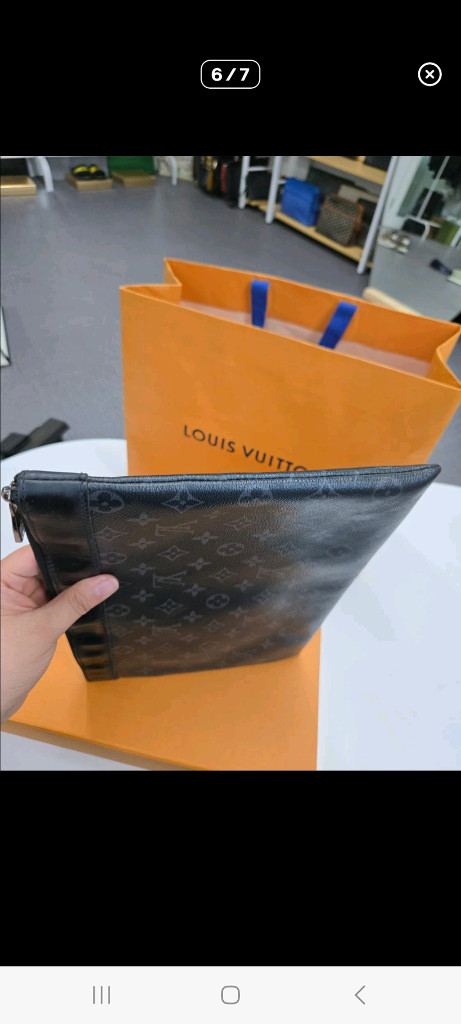 [A급컨디션]루이비통 이클립스 클러치백--5