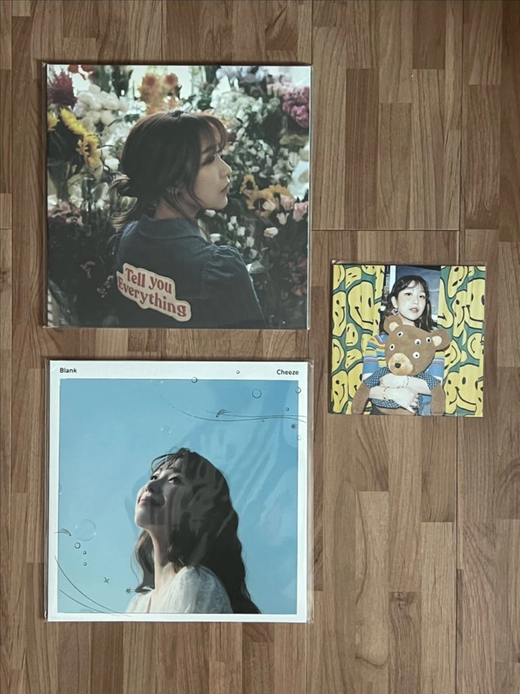 치즈(CHEEZE) - ep I cant tell you everything, blank, 7인치 한정반 LP 판매 이미지