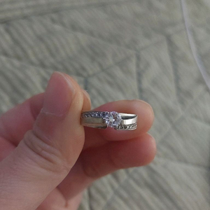 14k화이트골드 반지