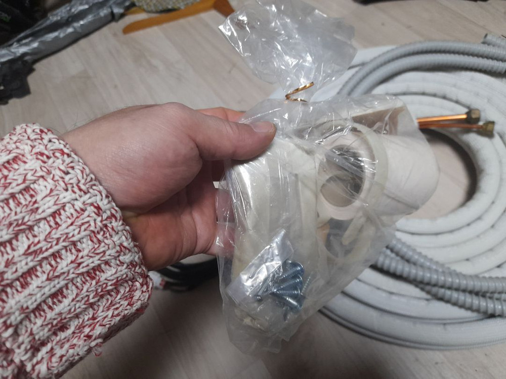 새제품- 에어컨 동관배관세트 1/4인치3/8인치 8m--1