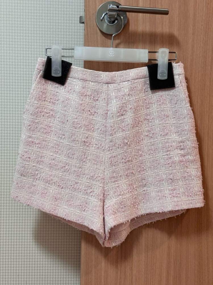 르플레인 leplein 핑크 트위드 바지 S--3