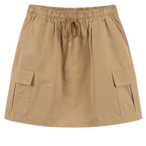 새상품) 사이드포켓 밴딩스커트 베이지