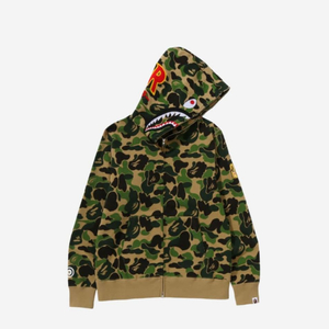베이프 샤크 후드집업 카모