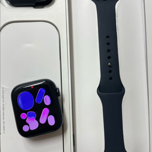 애플워치9셀룰러 45mm 미드나이트 시착품