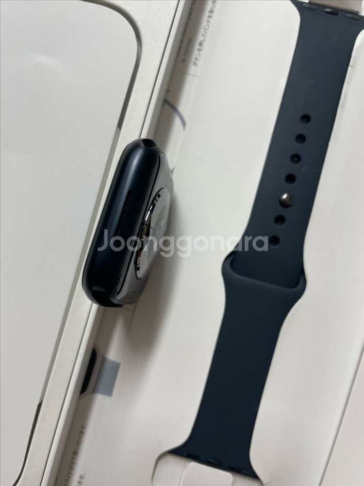 애플워치9셀룰러 45mm 미드나이트 시착품--4