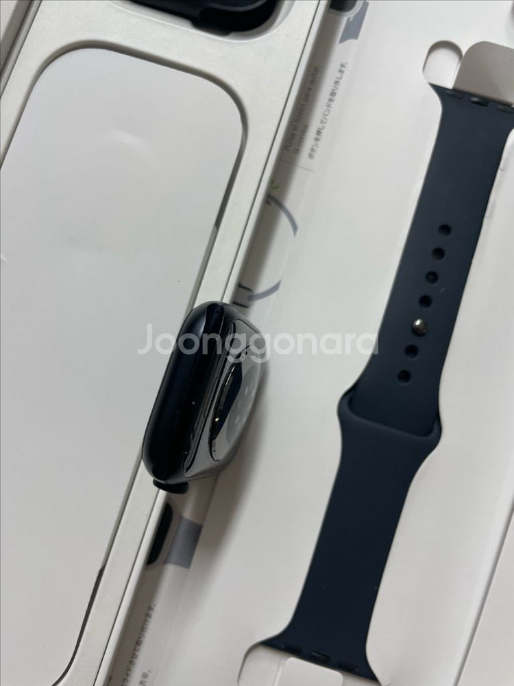 애플워치9셀룰러 45mm 미드나이트 시착품--5