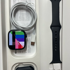 애플워치10 42mm 제트블랙 SSS급