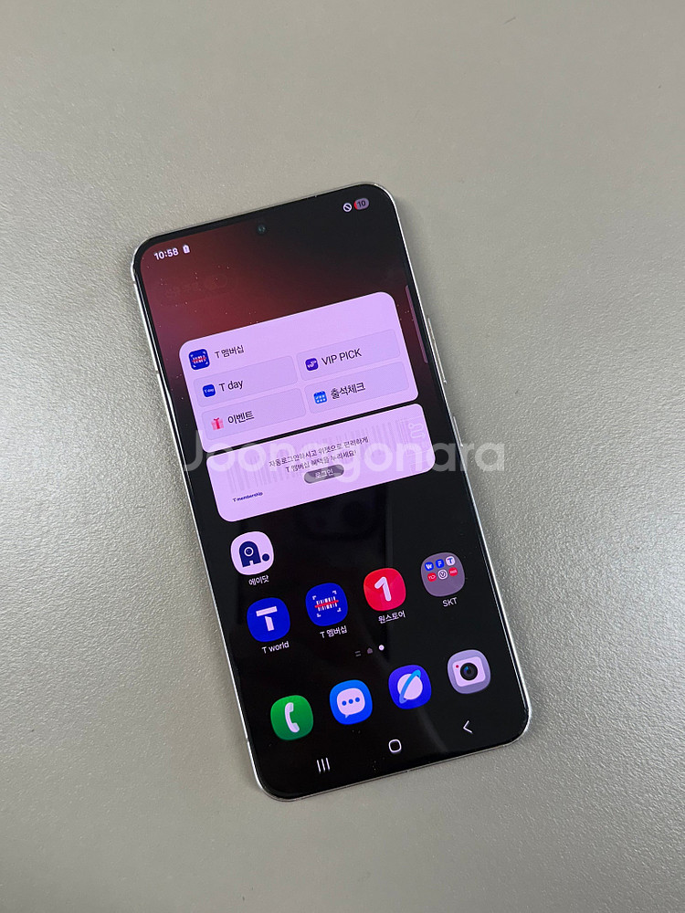 *13만원* 갤럭시S22 핑크 256G 가성비 정상작동 단말기 액정깨끗--1