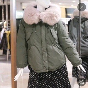 지컷 폭스퍼 구스 패딩