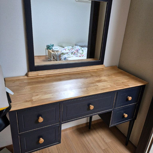 원목 화장대 세트