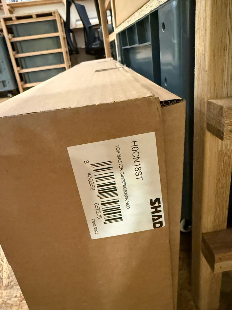 샤드 SHAD CB125/300R 탑박스 브라켓 이미지