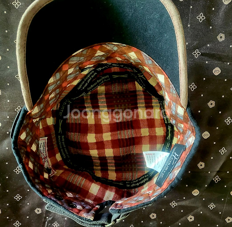 [미사용 새상품] H.coustic 블랙 빈티지 밀리터리 캡--9