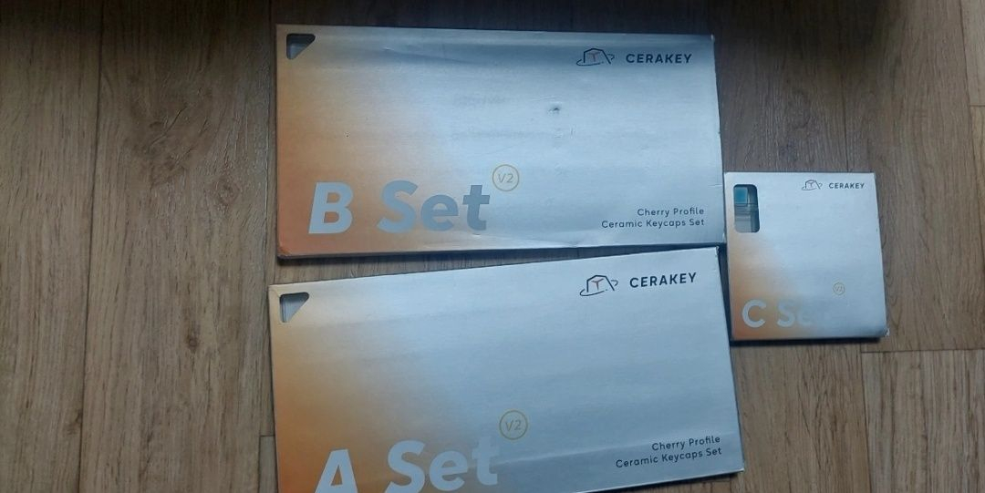 세라키 도자기 질감 키보드 키캡 청자 블루 크레이즈드 무각 풀세트 이미지