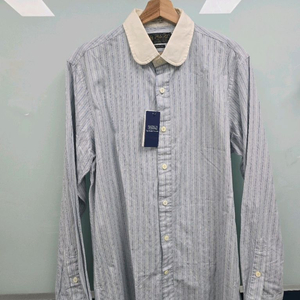 새제품 폴로 랄프로렌 클럽 카라 스트라이프 도비 셔츠 정품인증