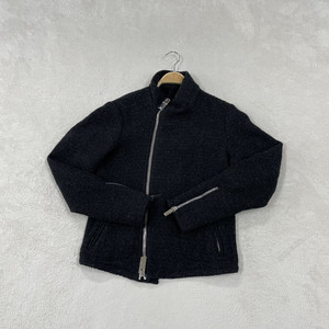 M 알마니 남성 울 트위드 니트집업 자켓 95 엠포리오