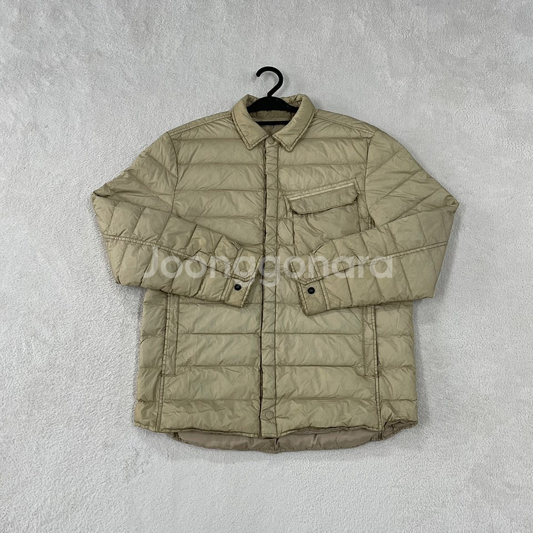 L 시리즈 가먼트다잉 다운패딩셔츠자켓 SERIES 100--0