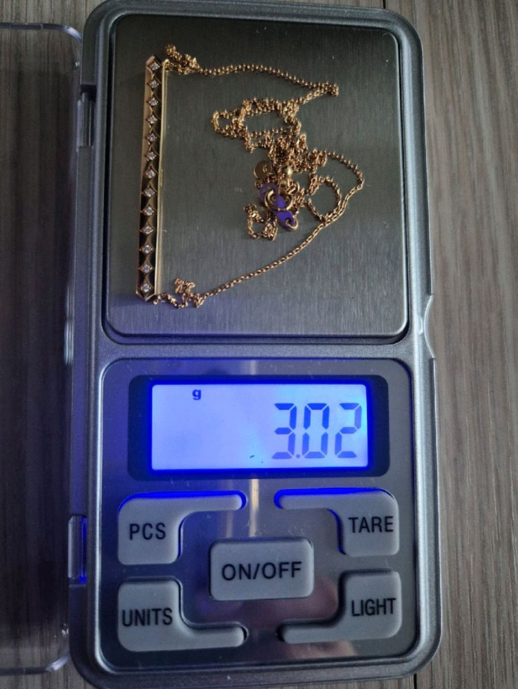 골든듀 아스테리아1 목걸이 옐골 (새상품)--1