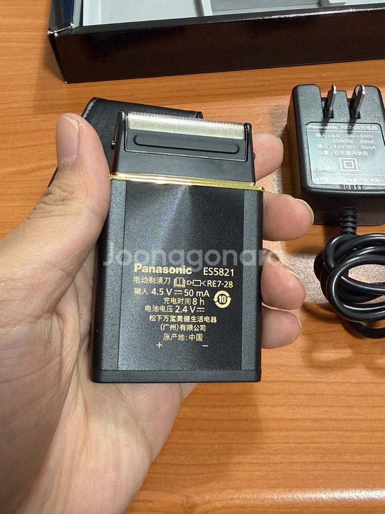 파나소닉 ES5821 카드형 면도기 풀세트--4