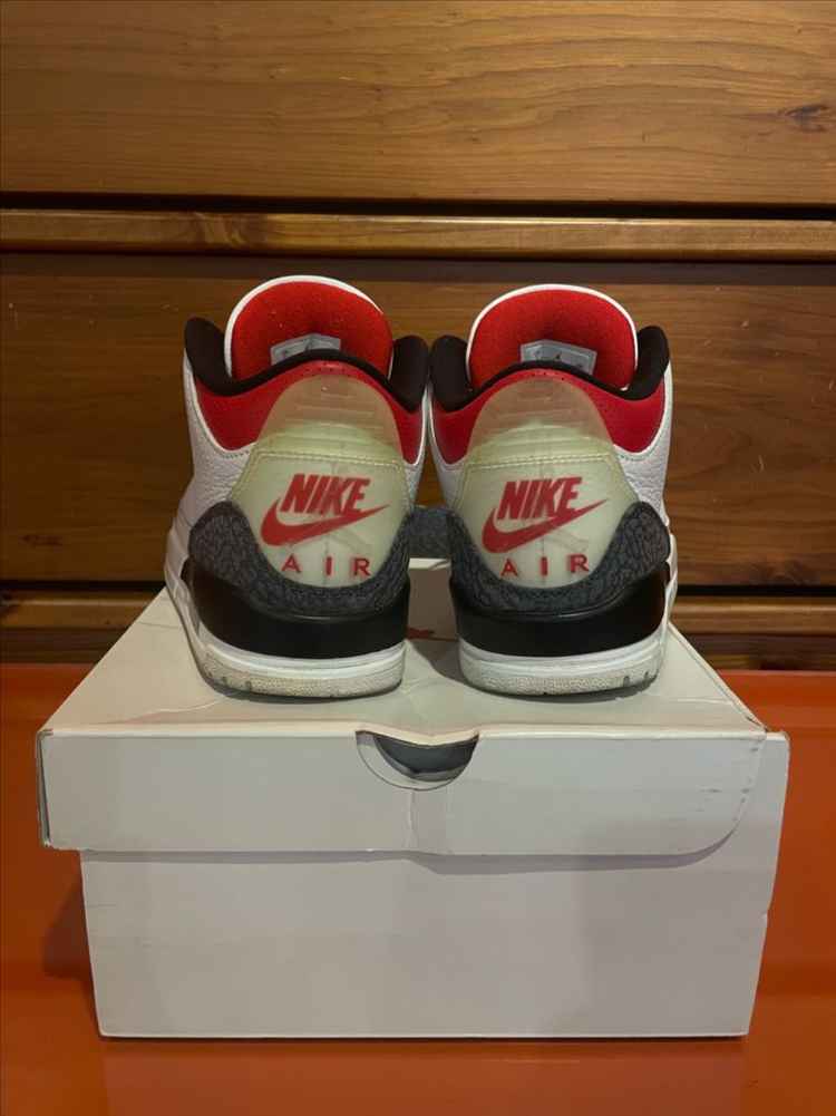 [250]나이키 조던 3 레트로 데님 파이어레드 이미지