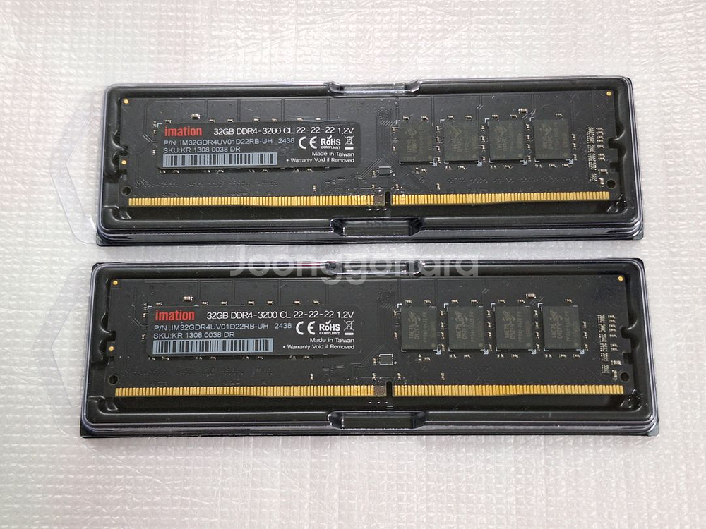 메모리 32GB DDR4-3200 2개 합 64G--0