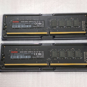 메모리 32GB DDR4-3200 2개 합 64G