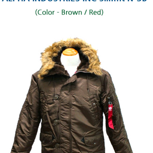 알파인더스트리 슬림핏 N-3B 패딩점퍼 이미지