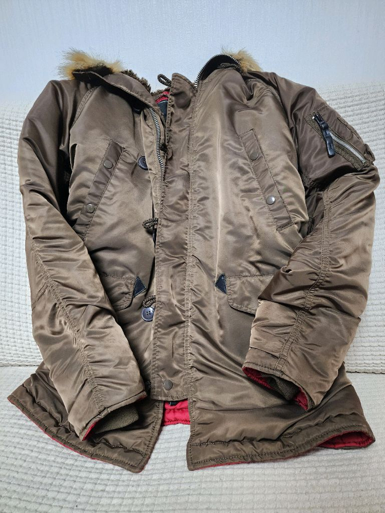 알파인더스트리 슬림핏 N-3B 패딩점퍼 이미지