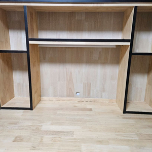 고무나무 원목 1200 컴퓨터 2단 책상 (분리형/가격인하)