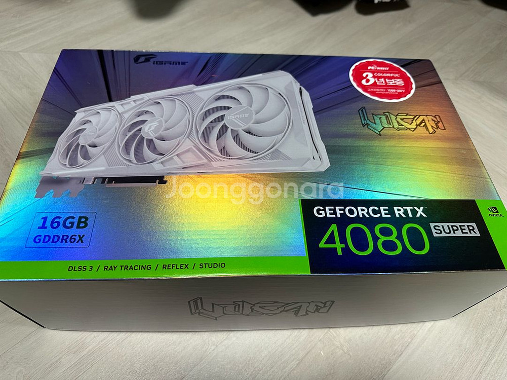 RTX 4080 super 불칸 용에디션 화이트 풀박스--7
