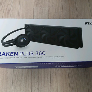 KRAKEN PLUS 360 일체형 수랭쿨러 팝니다.