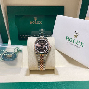 새상품 롤렉스 279171 데이저스트 28 초코판 로골콤비