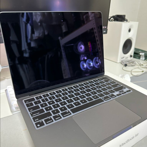 맥북 에어 m2 13인치 256/8 배터리성능 100%