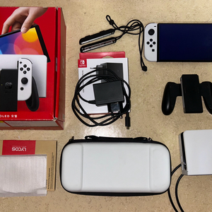 닌텐도 스위치 OLED 화이트 풀세트