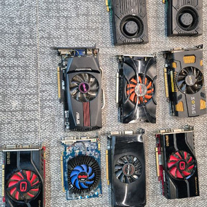 저사양 그래픽카드 9개 일괄