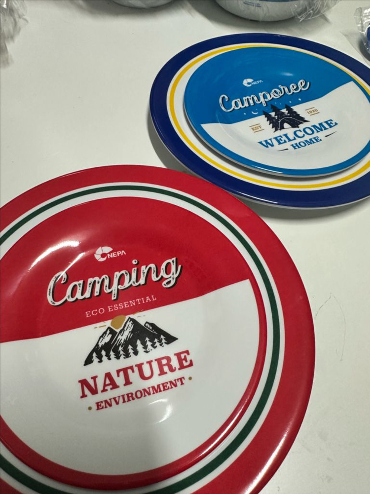 네파 캠핑용 식기세트--1