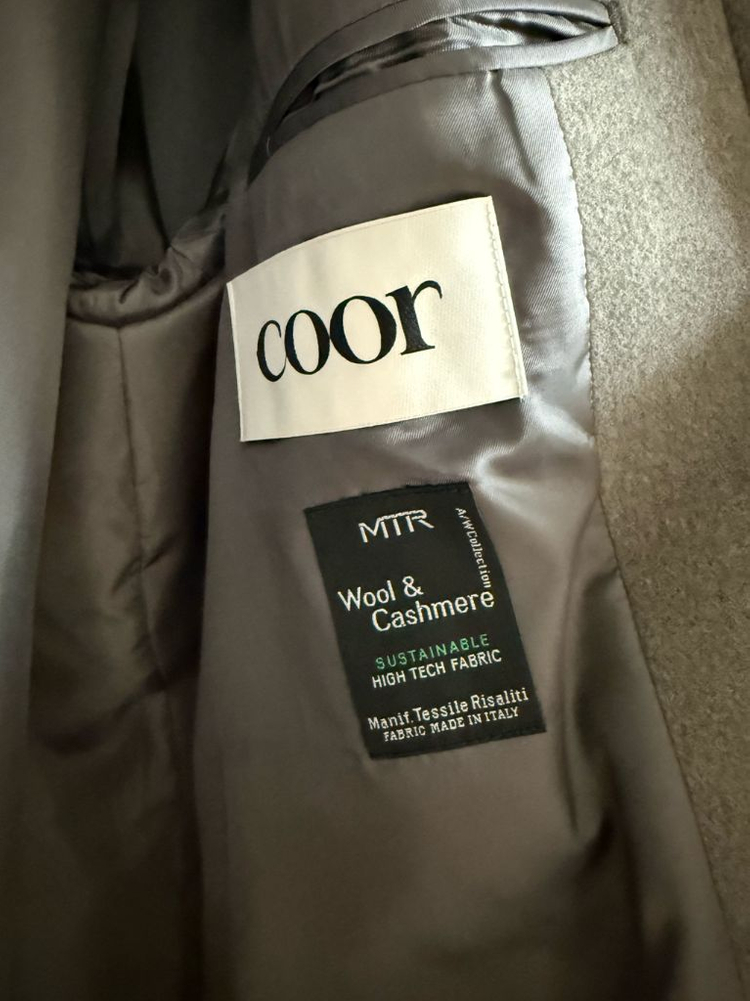 쿠어 캐시미어 발마칸 코트 멜란지토프 S 이미지