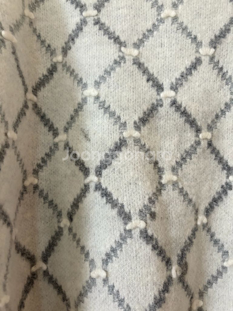 시스템 울블랜드 아가일 니트가디건--3