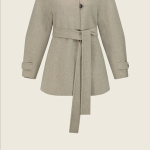 유메르 베일리 캐시미어 하프 코트 (문베이지) 새상품 이미지