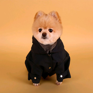 미사용 다솜 DASOM 강아지 벨트 트렌치 코트